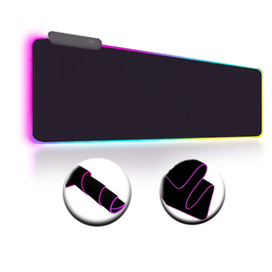 Lớn RGB chuột Pad với mô hình tùy chỉnh và kích cỡ khác nhau, có sẵn trong kho với siêu mềm cao su chống trượt duy nhất - Product Image 5