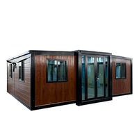 Conception Unique - Maison Conteneur 20/40 pieds Extensible en Acier, Appartement Préfabriqué Portable à Deux Chambres, Luxe Moderne
