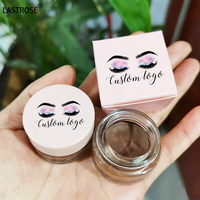 Pomade à sourcils crémeuse à base d'huile, gel à sourcils hautement pigmenté, naturel, longue durée, imperméable, marque privée, maquillage, pomade à sourcils teintée
