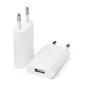 Hot Selling Products 2023 Mini Usb Wall Charger 5V 1A Usb Fast Travel Charger For Iphone Eu Plug Wall Charger Adapter