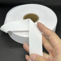 Ruban de taffetas de polyester d'acétate blanc de haute qualité ruban d'étiquette facile à déchirer ruban d'acétate de couleur personnalisée