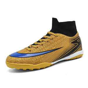 Scarpe da Calcio Alte e Medie, Scarpini da Calcio e Futsal FG HG AG TF, Suola Piatta, in Pelle PU e Tessuto Elasticizzato, per Sport di Squadra, Uomo e Donna - Product Image 3