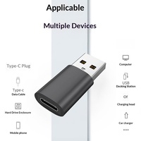 Adaptateur Type-C Femelle vers USB 3.0, Convertisseur OTG pour Souris, Clavier, Clé USB, Connecteur TPC Modèle A, Fabriqué en Chine