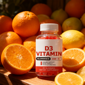 Suplementos de Vitamina D3 en Gomitas de Alta Potencia de Marca Privada OEM para la Salud Ósea y el Apoyo Inmunitario con Sabor a Fruta Natural - Product Image 4