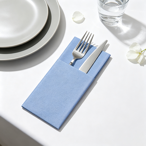 Servilletas de Papel de Lujo al por Mayor, Servilletas Gruesas Airlaid Premium, Servilletas para Banquetes de Alta Absorción para Hoteles, Bodas y Decoración de Mesas - Product Image 1