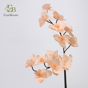Orchidea Artificiale di Lusso Personalizzata a 7 Teste, Effetto Realistico, Phalaenopsis Rosa Blu Viola - Product Image 4