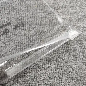 Transparent Plastic Waterproof Zipper For Food Storage Bag Clear EVA Zipper Tape