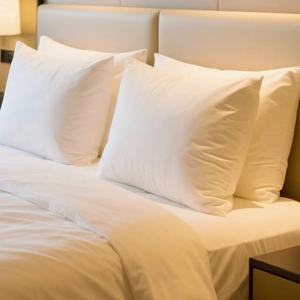 <span class=keywords><strong>Oreiller</strong></span> de voyage professionnel moderne pour hôtel, garnissage 200 fils/cm², blanc, double couture, logo personnalisé pour une durabilité extrême, <span class=keywords><strong>camping</strong></span> - Product Image 3