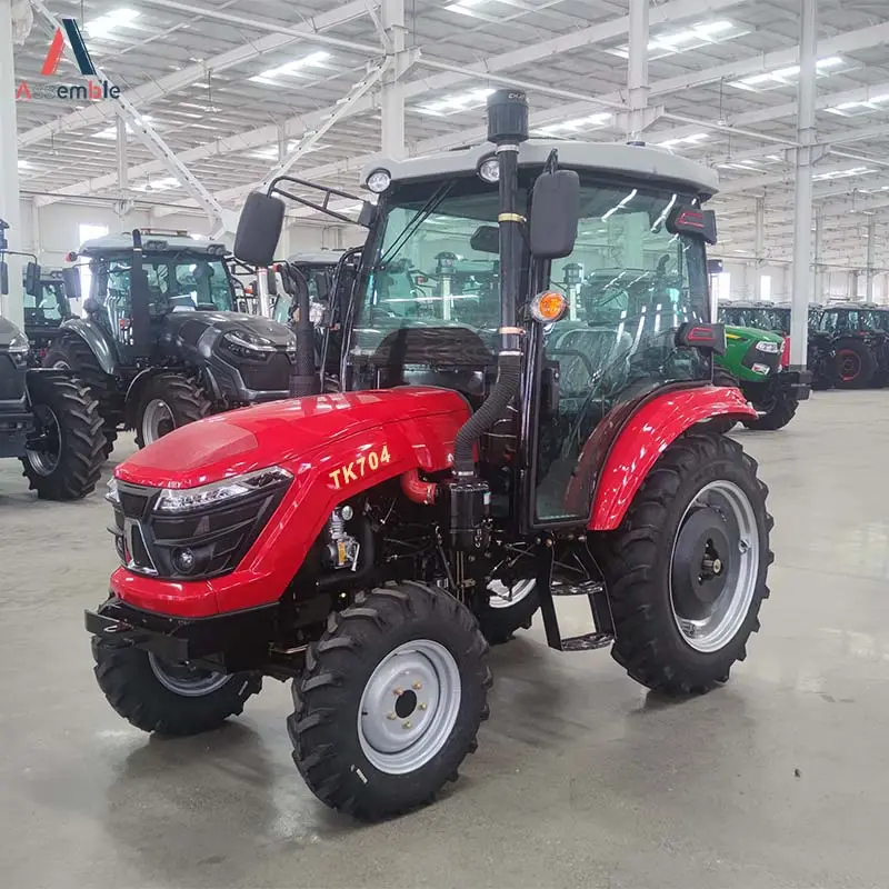 Completo hidráulico tratores agrícolas máquina agrícola mini agricolas tratores 60hp para venda