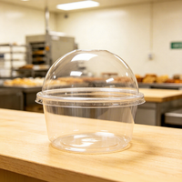 Conteneur thermoformé en PP de qualité alimentaire blanc, forme personnalisée, boîte de rangement commerciale pour gâteaux et pâtisseries