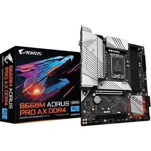 千兆字节B660M AORUS PRO AX DDR4主板支持处理器12700K12600K12400F LGA1700主板对电脑