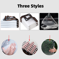 Bâche transparente robuste résistante aux UV, imperméable, en plastique, pour serres, prix usine, découpe sur mesure disponible