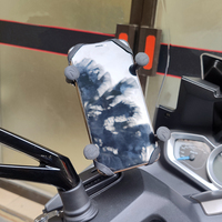 Empuñadura de goma de repuesto para montaje de teléfono a prueba de golpes soporte de agarre de Punta USB silicona de goma para agarre de motocicleta soporte de teléfono para ram