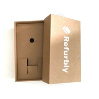 Boîte d'emballage pour téléphone portable en papier kraft écologique personnalisée pour iPhone remis à neuf