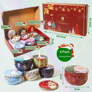 Cadeau de Noël et d'anniversaire, bougie aromathérapeutique, ambiance romantique, emballage cadeau semi-artisanal, directement de l'usine - Product Image 4