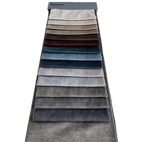 Hometextile reliant le tissu d'ouatine collé de velours de Hollande brûlé imprimé de luxe pour la bâche de canapé