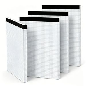 Bloc de Papel Cuadriculado, 30 Hojas/Bloc, Cuadrícula Blanca, Cuaderno para Estudiantes, Matemáticas, Dibujo, Cálculo, Material de Oficina - Product Image 1