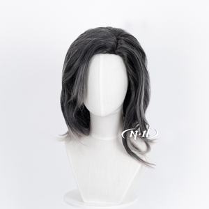 Pelucas de cosplay ND Knight, color marrón claro, densidad del 130%, resistente al calor, sin encaje, para juegos, Comic Con, fiestas de disfraces - Product Image 2