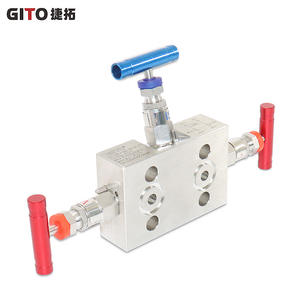 Collecteurs à trois vannes 3051 en acier inoxydable 304 intégrés 1/2, instruments de mesure de pression de vidange - Product Image 5