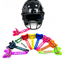 Protège-dents de football avec sangle, protection contre les chocs 3D Beast Chrome, léger, pour jeunes et adultes, protège-dents sportif