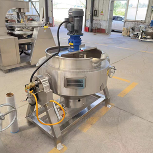Máquina de fusión de azúcar, vapor de Gas, calefacción eléctrica de tomate, mezclador de hervidor de cocina con camisa - Product Image 2