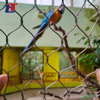 Maille de câble flexible en acier inoxydable homologuée CE pour volière, filet pour oiseaux, maille de corde en acier inoxydable