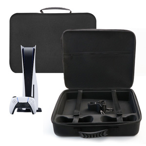 Estuche de Almacenamiento para Consola <span class=keywords><strong>PS5</strong></span> Slim, Resistente a Impactos y al Agua, con Correa de Hombro Ajustable, Protección Completa para Controles - Product Image 1