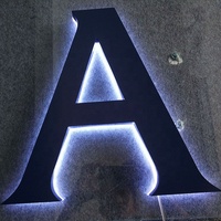 GFace Maßgefertigte 3D-Acryl-Rückbeleuchtete LED-Kanalbuchstaben IP65 Wasserdicht Edelstahl Auto-Beschilderung Moderne Geschäftsschilder