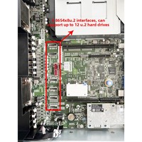 Untuk Server Rak HR650MV2 Dual-Channel AMD Generasi ke-2 CPU EPYC Mendukung 12 Hard Drive U2 Komputasi Awan