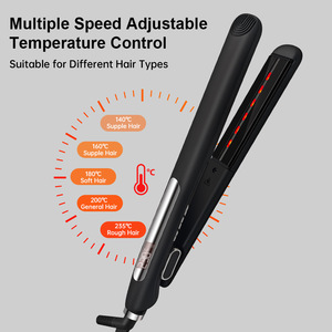 Dual-mục đích Salon đặc biệt điện tóc ép tóc <span class=keywords><strong>LCD</strong></span> hiển thị tấm gốm nhanh chóng sưởi ấm 120-230c kiểm soát nhiệt độ cho - Product Image 2