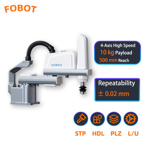 Robot SCARA de 4 Ejes Fobot MB10SC-500 con Motor PLC y Controlador KEBAC Industrial para Alimentos, Restaurantes, Moldeo por Inyección, 220V - Product Image 4