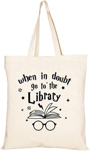 Supporto Dello Schermo di Logo della Società di Stampa del Cotone di Marca Shopping Tote <span class=keywords><strong>Bag</strong></span> Con Tasca - Product Image 6