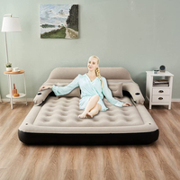 Tapis de camping gonflables automatiques pour l'extérieur avec pompe intégrée, hypoallergéniques et pliables pour hôpitaux et hôtels