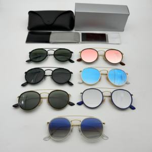 ガラスレンズ眼鏡ビンテージパイロットブランドデザイナーシェード女性ファッション高級サングラスユニセックスサングラス男性用 - Product Image 2