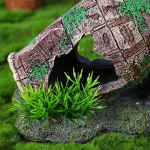 Modern Retro Style Resin Grass Skew <strong>Pot</strong> 5W Outdoor &amp; Kitchen Aquarium Decor Packed in Bags for <strong>Fish</strong> &amp; Shrimp - Product Image 6