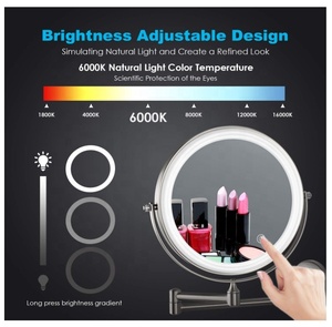 Phụ Kiện Phòng Tắm Phong Cách Jerdon Gương Phóng Đại 10 Lần - Product Image 5