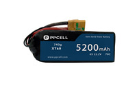 Полуполимерная литий-ионная батарея 6S 22.2V 10000mAh с высокой плотностью энергии, подходит для сельскохозяйственных дронов