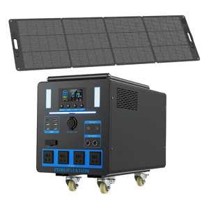 Station d'alimentation portable 5000W 220V, batterie LiFePO4 haute capacité, MPPT, onde sinusoïdale pure, usage domestique, camping, voyage en voiture - Product Image 1