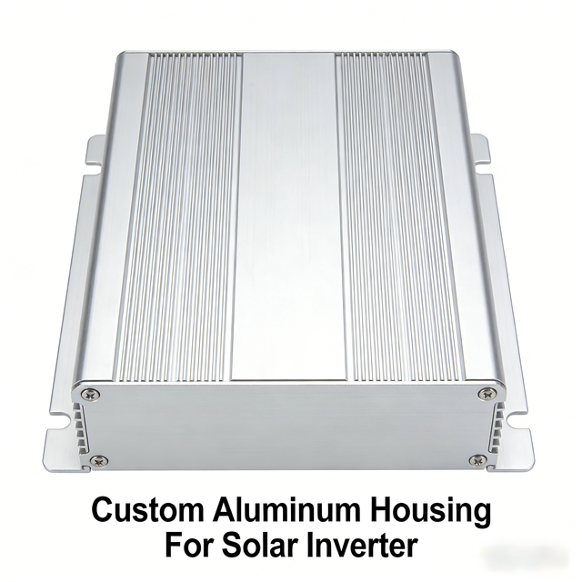 Custom Aluminum Housing for Solar Inverter with CNC Machining and Wire EDM