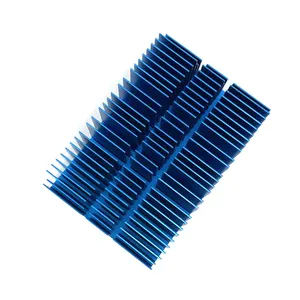 Dissipatore di calore in alluminio anodizzato blu inverter fotovoltaico dissipatore di calore in alluminio estruso a prezzo di fabbrica