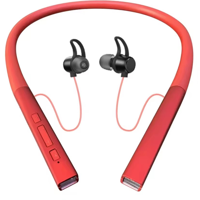 Wireless HiFi Headset with LED Display Magnetic Neckband Waterproof Design for Gaming Sports Earphones & Headphones
