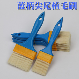 แปรงขนพลาสติกด้ามสีน้ำเงิน ขนาด 1-4 นิ้ว แปรงทำความสะอาดหน้าเรียบ สำหรับงานฮาร์ดแวร์ - Product Image 5