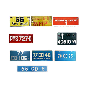 Placa de Matrícula de Metal Personalizada de Fábrica, Placa de Matrícula de Metal en Blanco para Sublimación, <span class=keywords><strong>India</strong></span> - Product Image 2