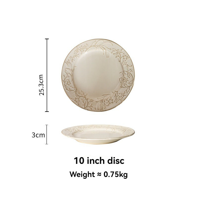10Inch plate-White