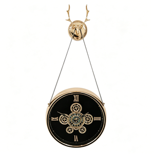 Luce moderna di lusso stile rotativo ingranaggio di lusso <span class=keywords><strong>orologio</strong></span> <span class=keywords><strong>da</strong></span> parete, decorazione dell'<span class=keywords><strong>orologio</strong></span> della stanza di casa, <span class=keywords><strong>orologio</strong></span> <span class=keywords><strong>da</strong></span> parete del progettista - Product Image 2