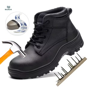 Bottes de sécurité mi-montantes Lea, résistantes à l'huile et antidérapantes, chaussures de sécurité industrielles avec embout en <span class=keywords><strong>acier</strong></span> <span class=keywords><strong>pour</strong></span> la construction et l'usine, unisexe, homme - Product Image 2