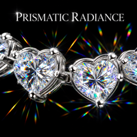 100% Pass Tester Heart Shape Moissanite Diamond D VVS Moissanite Chaîne de tennis Style Hip Hop Rappeur Charme Chaîne de tennis pour hommes