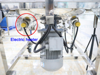 Homogénéisateur mélangeur émulsifiant à double enveloppe pour liquides, shampoings et aliments, machine à cisaillement haute émulsification, capacité 100L, SUS316L/SUS304