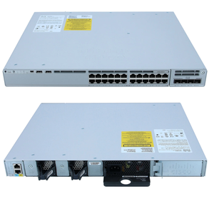 Switch Catalyst C9200-24P-A Serie 9200l, 24 Puertos PoE+, 4 Uplinks SFP Gigabit, Funciones SNMP y QoS - Product Image 1