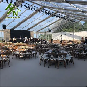 Outdoor Clear Customized Wedding Party Tent Event Marquee Church Tent For 100 - 500 People